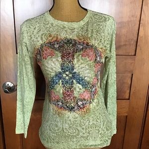 Peace Sign/Angel Long Sleeve